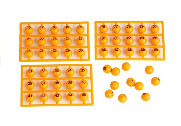 BINGO Lotto Spiel-Set mit Trommel Zubehör Bingotrommel Glückspiel Spielset Spiel