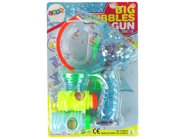 Soap Bubbles Gun 24cm Lights Sounds