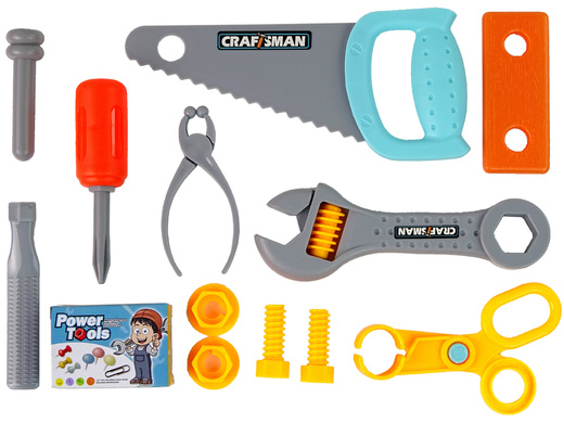Bastelset im Werkzeugkasten für Kinder