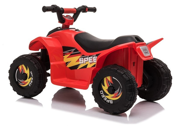 Elektrische Fahrt auf Quad XMX612 Rot