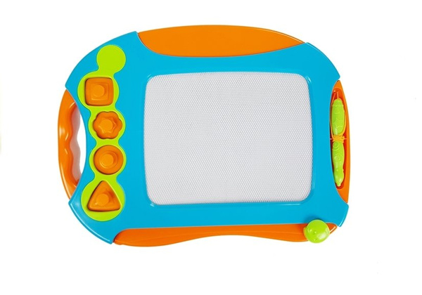 Magnetic Drawing Board with Geometrical Stamps