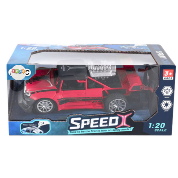 RC Ferngesteuertes Auto 1:20 Lichter Raucheffekt Rot