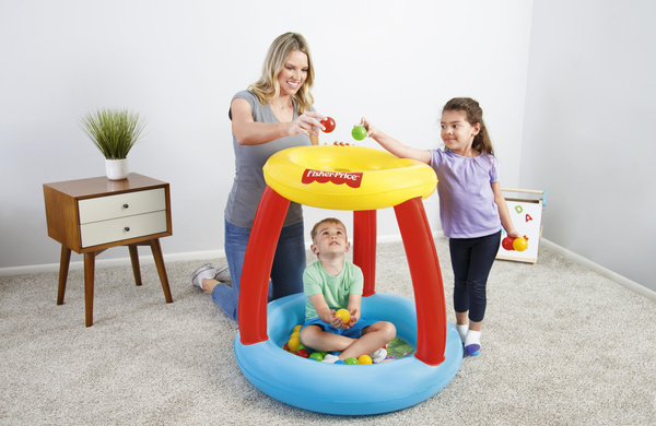 Aufblasbares Planschbecken mit Dach Fisher-Price Bestway 93541