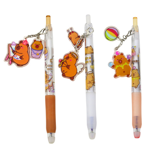 Capybara Gelstift Schlüsselanhänger Blaue Tinte 14,5cm Mix