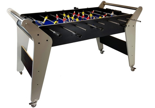 Large Soccer Table Gray Table Football on Wheels