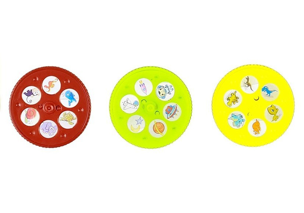 Dinozur Projector for Drawing and Painting 18 Pictures 2-in-1 Markers