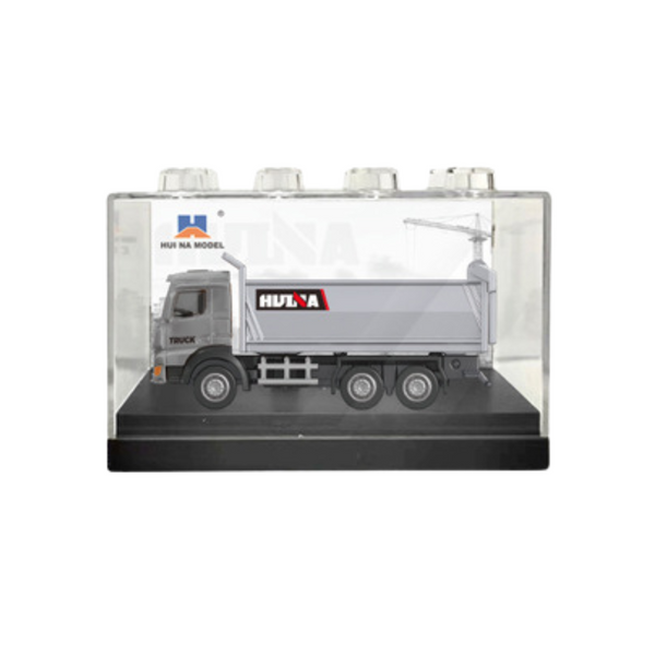 Metall-Muldenkipper zum Sammeln, Modell Huina, Silber, 1:80