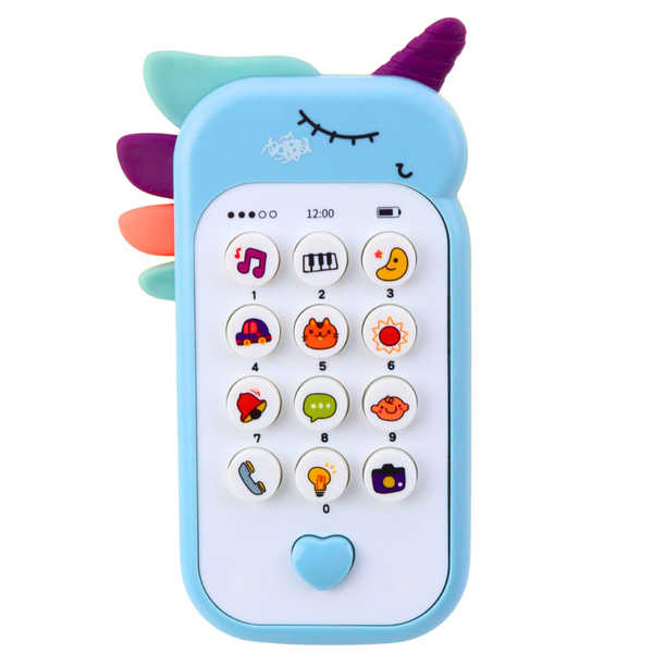 Lern-Telefon für Kinder: Lichter, Geräusche, Melodien, Blau