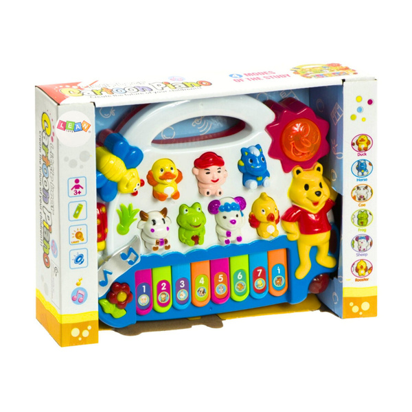 Super Keyboard für die Kleinsten 2 Farben zur Auswahl Tiergeräusche Sound&Licht