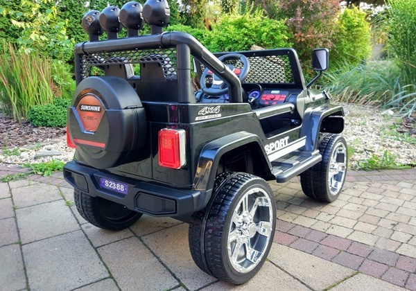 Ride on Car S2388 Jeep Black 4x45W