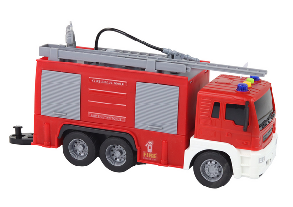 Feuerwehr mit Anhänger Feuerwehrauto 1:16 Lichtgeräusche