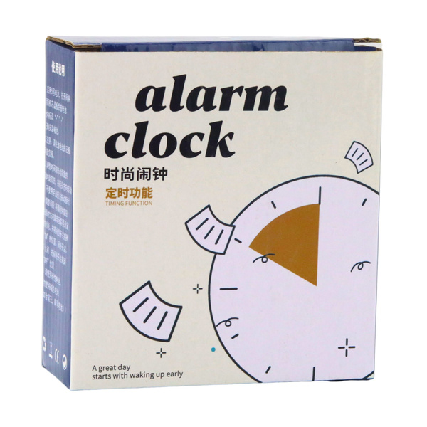 Children's Alarm Clock Educational Quartz Minutes Seconds Colorful 12cm