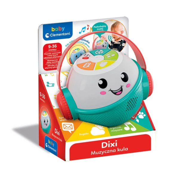 DIXI Interaktive Musik-Kugel mit Mikrofon (Polnische Sprache) Clementoni 50800