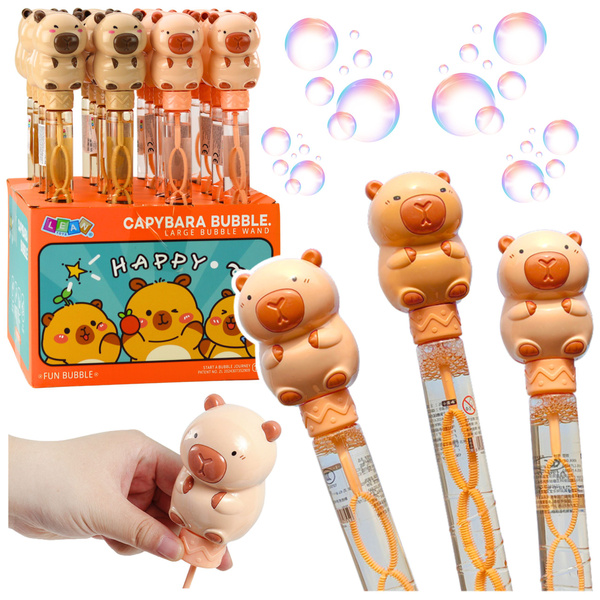 Soap Bubbles Large Extendable Wand Capybara 35 cm 120 ml