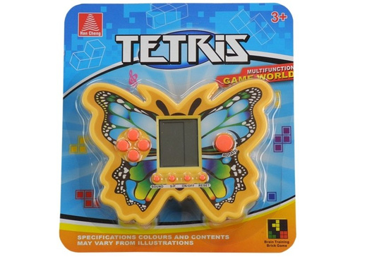 Brick Game Tetris Butterfly Yellow