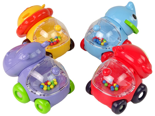 Set of Coloured Vehicles with Balls