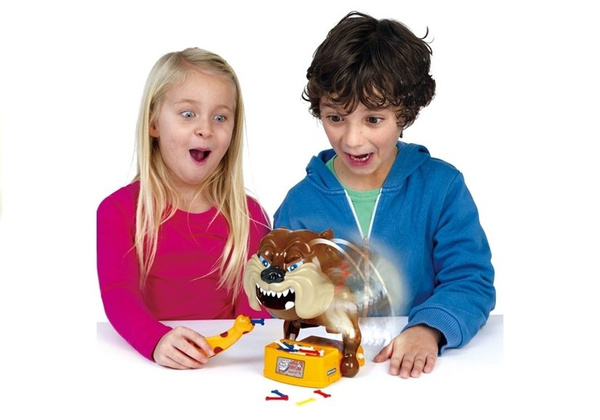Bissiger Hund Spiel Geschicklichkeitspiel Spiel für Kinder 3+