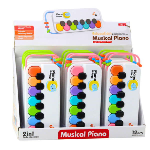 Educational Musical Piano For Children Interactive Colorful Beads