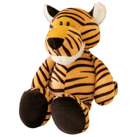 Plüsch Maskottchen Kuscheltier Tiger Orange Gestreift 23cm