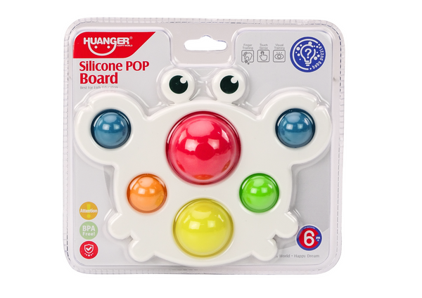 Silicone Board Colorful Crab Pop It Educational Sensory