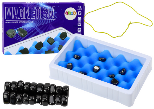 Strategisches Brettspiel mit Magnetsteinen und Schach