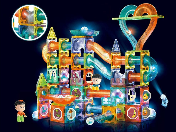 Luminous Slide For Balls Magnetic Blocks 202 Elements