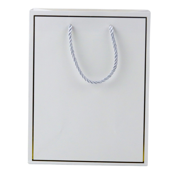 Geschenktüte mit Goldrahmen Mix Color 23 x 18 x 10 cm