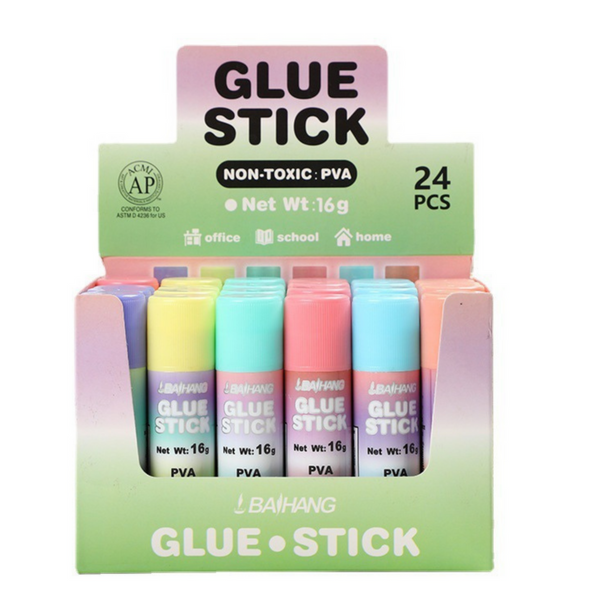 Glue Stick School Office Pastel 16g