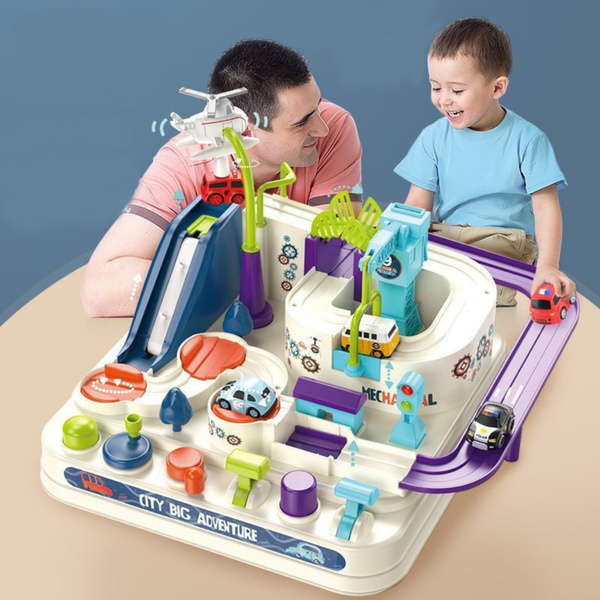 Obstacle Course Interactive Parking For Children Four Cars