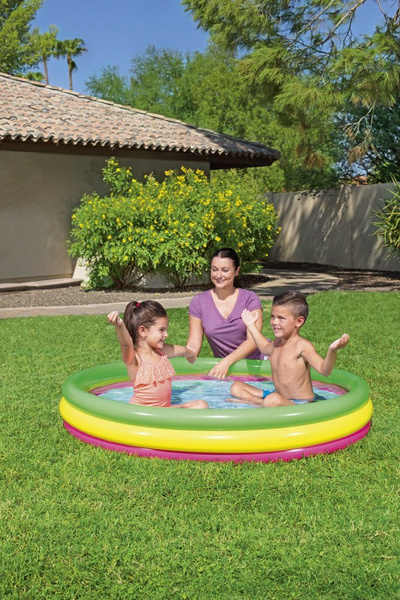 Aufblasbarer Pool Rainbow 152 cm x 30 cm Bestway 51103