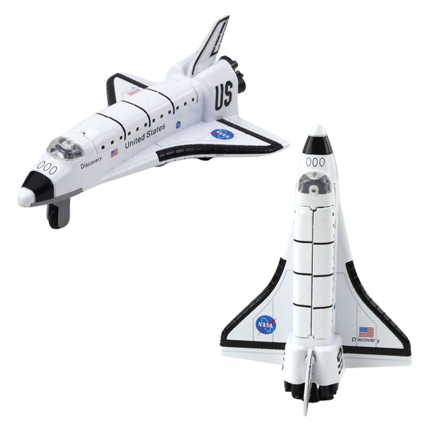 Spaceship Metal Pull-Back Drive White Markings