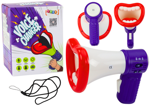 Megaphone Voice Changer Recording Three Mouth Voice Modes