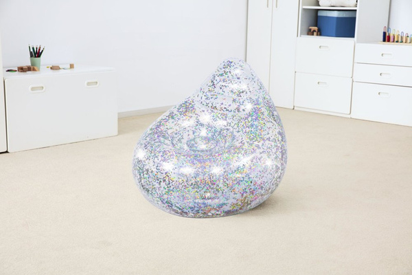 Inflatable Glitter Armchair 72 x 72 x 64 cm Bestway 75105