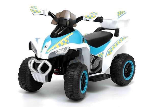 Electric Ride-On Police Quad YSA021A White