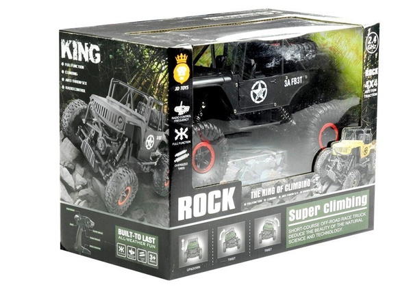 R/C Monster Car Jeep 1:18 Black