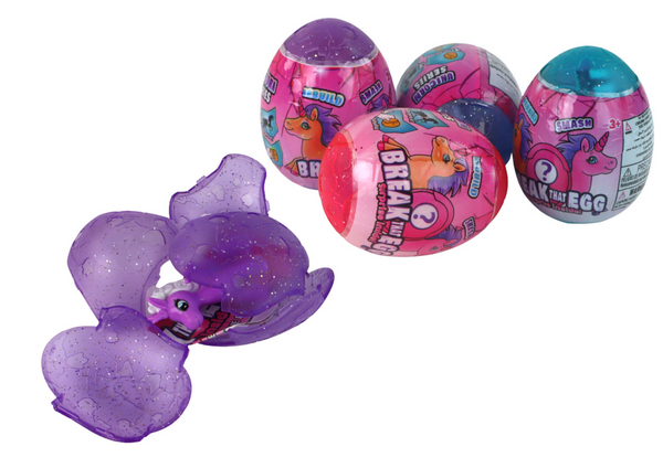 Cracking Glitter Egg Einhorn Zeichnen Bunte Muschel 12 Stk.