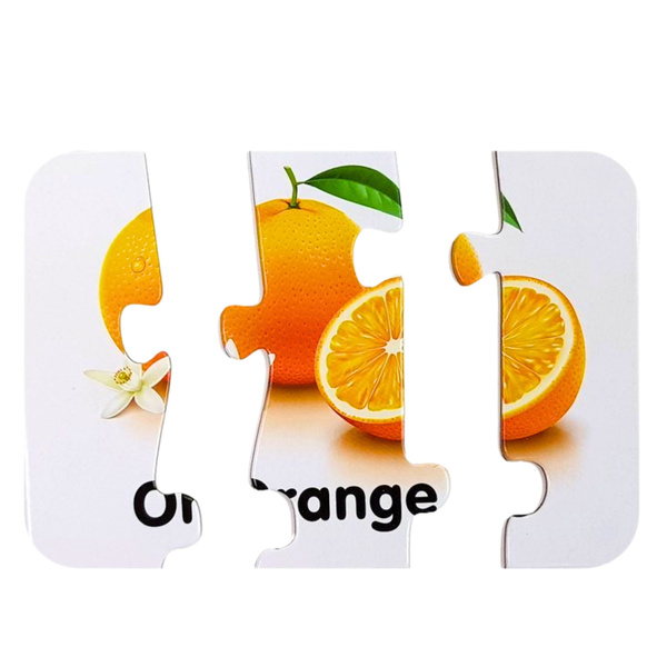 Educational Puzzle Fruit Jigsaw Puzzle 10 Connections