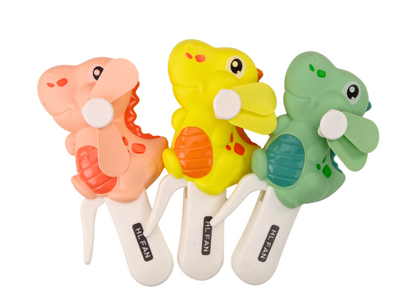 Hand Held Windmill Dinosaur Mini Pinwheel For Children 3 Colors