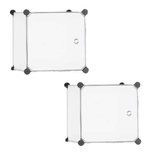 Modular Shoe Rack Accessories 5 Compartments Transparent