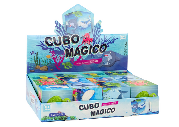 Magic Cube Educational Puzzle Sea Animals Puzzle Logic Game