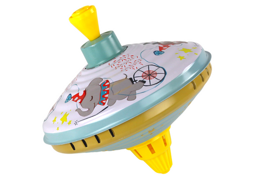 Metal Spinning Top Circus Traditional Toy