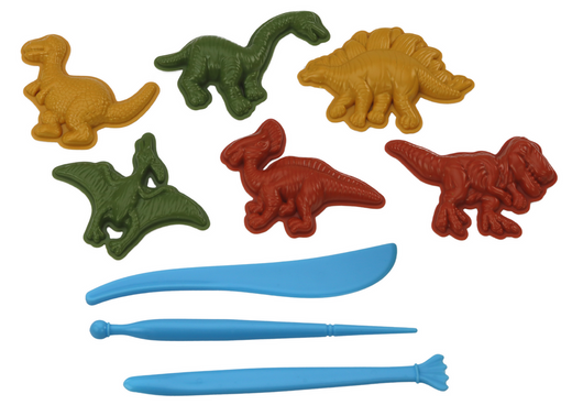 Magische Sand-Dinosaurier-Formen 6 Stück