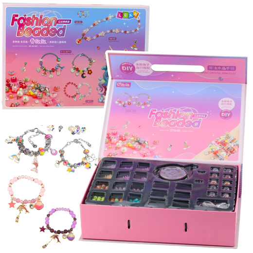 DIY Jewelry Bracelet Beads Pendants Making Kit