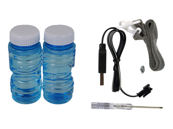 Soap Bubble Machine Soap Bubbles Electric Gun Black