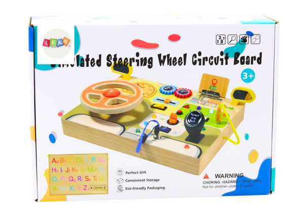 Analog Sensory Manipulative Board Car LED Lights