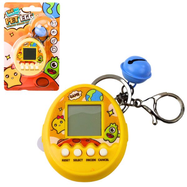 Tamagotchi Pet Egg Elektronisches Spiel 168 Tiere Schlüsselanhänger mit Glocke