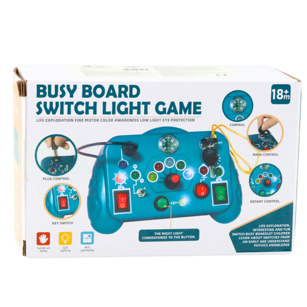 Sensory Toy Interactive Pad 13 Activities Blue