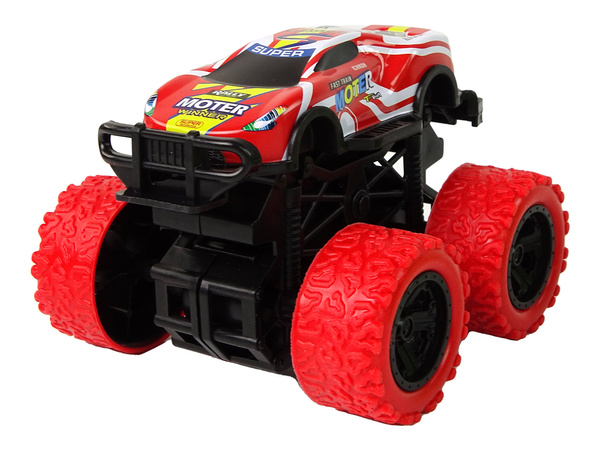 Geländewagen mit großen Rädern und Reibantrieb