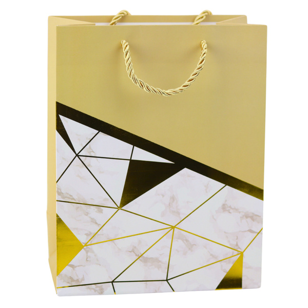 Geometric Patterns Marble Gift Bag 23 x 18 x 10.5 cm