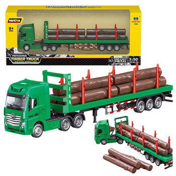 Timber Transporter Metal Huina 1:50 Green